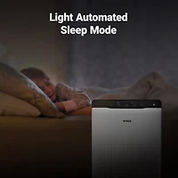Purificateur d'air WINIX C535, nettoyage en 4 étapes avec filtres d'une durée de vie de 2 ans. Capacité maximale de la pièce : 1 600 m².