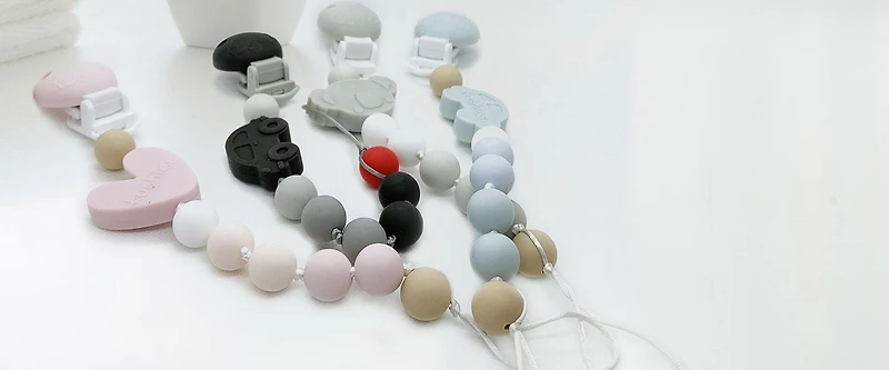 Attache-suce en silicone -coeur