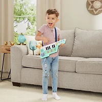 VTech® Bluey Bluey’s Keytar Toy Piano and Guitar Combo for Toddlers - French Version, 3-6 Yrs, VT BLUEY'S KEYTAR FR