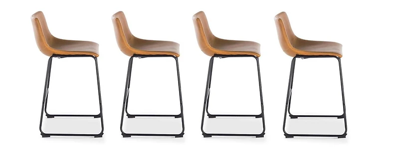 Plata Décor Landon Tabouret 30" en Tan - Ensemble 4