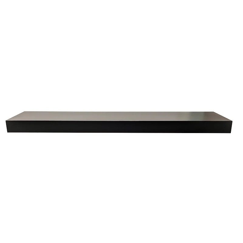 Hometrends 35 inch Floating Shelf Black, 35" Black Floating Shelf