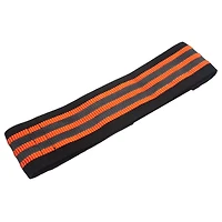 GoZone Solid Fabric Resistance Band – Black/Orange, Non-slip design