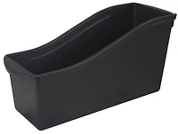Storex Large Book Bin, Black, 6-Pack