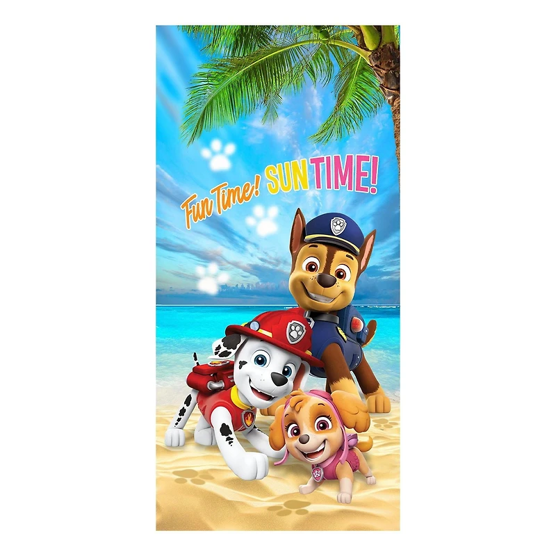 Serviette de Plage Paw Patrol "Go Team Paw" Serviette de Plage Paw Patrol