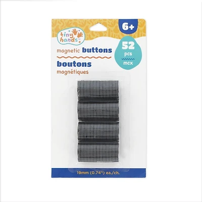 TINY HANDS Boutons magnétiques, 52 un., 19 mm – bricolage pour enfants MAGNET 19MM 52PCS