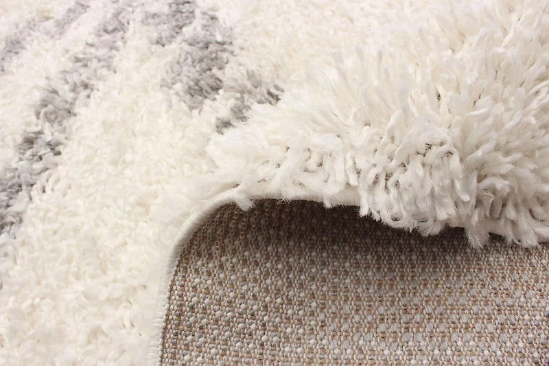 ECARPET Super Soft for Living Room & Bedroom Grammercy Liv Cream Shag