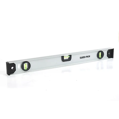 Swiss Tech 24" Aluminum Level, Double aluminum frame