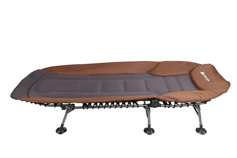 Ozark Trail Outdoor Adjustable Padded Camping Cot, Polyester