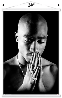 Tupac - Praying Wall Poster, 14.725" x 22.375"