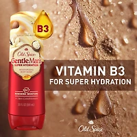 Old Spice Super Hydration Men's Body Wash, Vanilla + Shea, 24/7 Renewing Moisture, 591ML