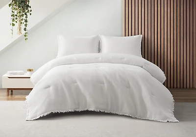 Charlotte 3 Piece Waffle Cotton Comforter Set