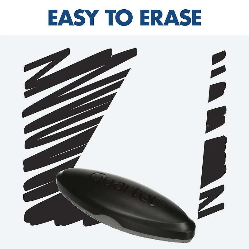 Quartet Tableau effaçable à sec magnétique Bulle de parole, 1 marqueur, 1 aimant, 11 po x 8,5 po