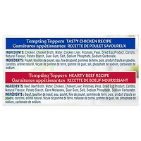 Blue Buffalo Garnitures Appétissantes Assortiment de Nourriture Humide Naturelle pour Chiens, Poulet et Boeuf 100g