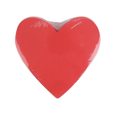 10 COEURS EN MOUSSE ROUGE