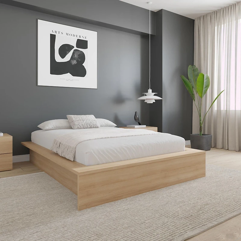 Nexera James Platform Bed