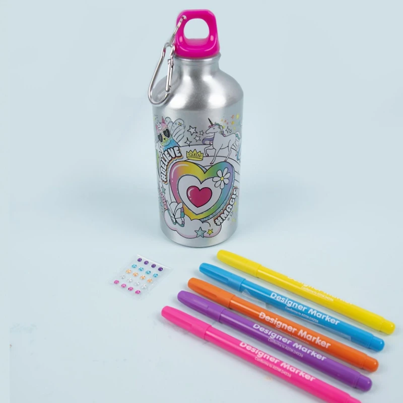 Just My Style Colorie ta Propre Bouteille d’eau 6 ans et plus