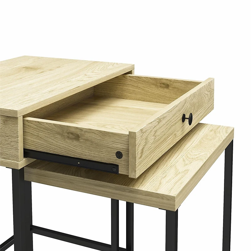 Tables d’appoint gigognes Tamlin naturel