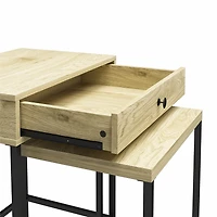 Tables d’appoint gigognes Tamlin naturel