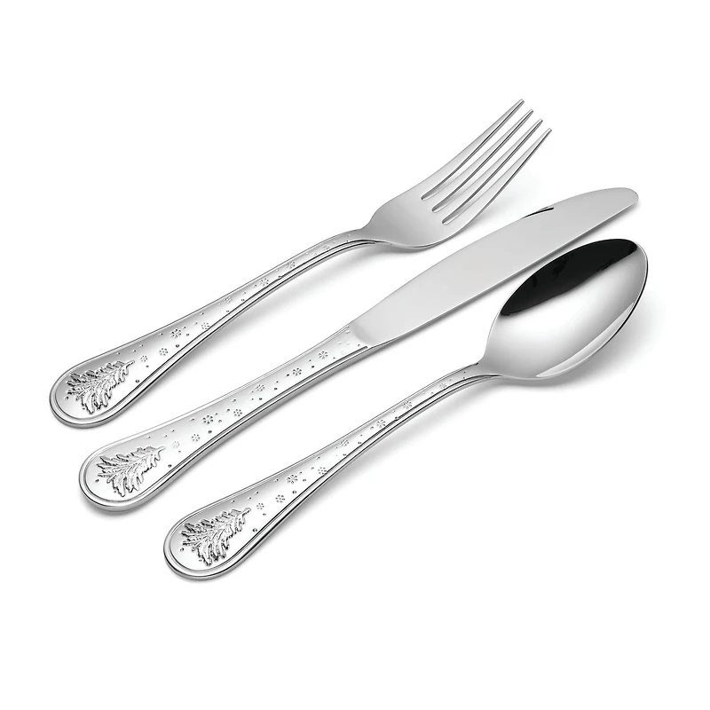 ONEIDA Winter Tree 12 Piece Flatware Set