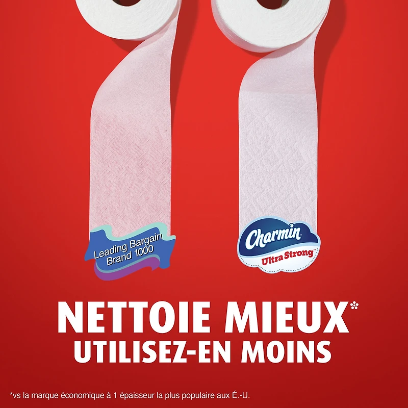 Papier hygiénique Charmin Ultra Résistant, 30 rouleaux triples = 90 rouleaux réguliers, papier hygiénique à 2 épaisseurs 30CT