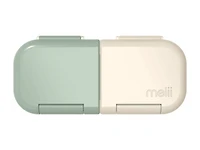 2 Compartment Snack Container Sage & Ivory