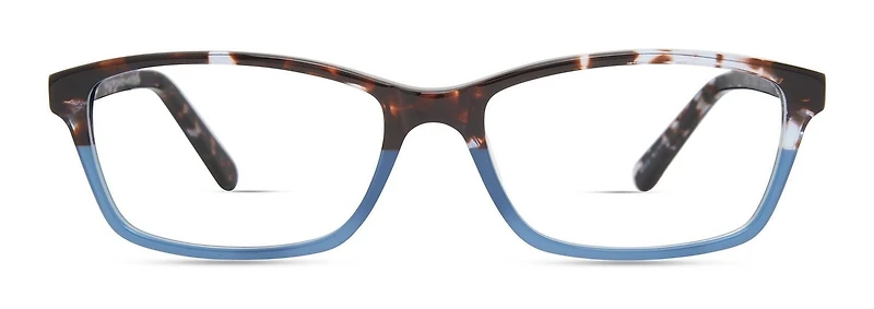 Hard Candy Womens Prescription Eyeglasses, Island Escape, Tortoise Blue Gradient, 51-15-140