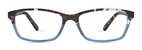 Hard Candy Womens Prescription Eyeglasses, Island Escape, Tortoise Blue Gradient, 51-15-140