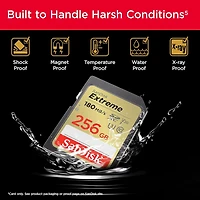 SanDisk 256Gb Extreme SDXC UHS-I Memory Card