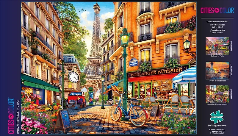 Buffalo Games - Le puzzle Cities in Color - Paris AFternoon - en 750 pièces