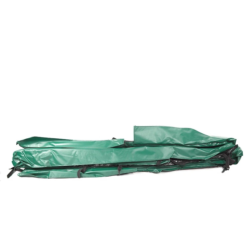SKYWALKER TRAMPOLINES 8 x 14 FT Rectangle, Green, Outdoor Trampoline Spring Pad Replacement, 2 Piece Safety Spring Cover for Rectangle Frame Trampolines