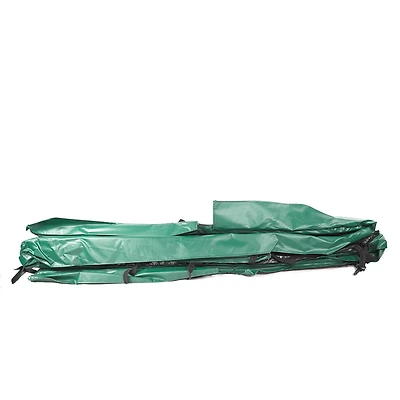 SKYWALKER TRAMPOLINES 8 x 14 FT Rectangle, Green, Outdoor Trampoline Spring Pad Replacement, 2 Piece Safety Spring Cover for Rectangle Frame Trampolines