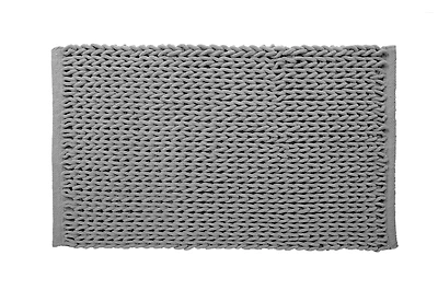 MODA BRAIDED MARBLE GRAIS TAPIS DE BAIN 20x32"