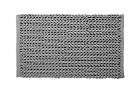 MODA BRAIDED MARBLE GRAIS TAPIS DE BAIN 20x32"