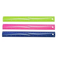 Pen+Gear ultime flexi rule 12 Inch Green - idéal pour l’école et le bureau