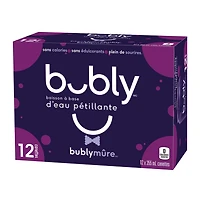 Bubly Blackberry Sparkling Water 12 x 355mL, Cans, 12x355ml