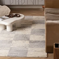 Rug Branch Nova Collection Modern Checkered Area Rug