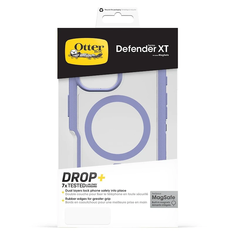 OtterBox Defender XT Clear Pro Case Lavender Haze for iPhone 16 Plus