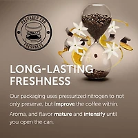 illy Coffee Beans Classico Medium Roast, 8.8 oz, • Unique pressurized coffee packaging preserves flavor • Sourced from the finest 100% Arabica coffee • Beautifully balanced and consistent taste