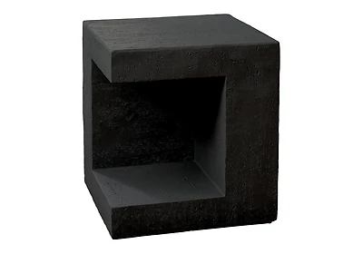 Monarch Specialties - Table D'Appoint, 25"H, Intérieur Ou Extérieur, Table D'Appoint, Table De Nuit, Bout, Carré, Chambre À Coucher, Salon, Noir, Contemporain, Moderne