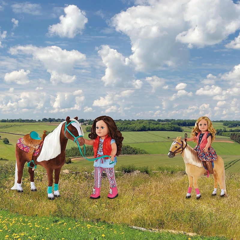 My Life As Poseable Palomino Horse Play Set for 18 inch Dolls