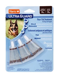 Hartz Ultra Guard Dogs And Puppies Flea & Tick Treatment for Dogs Larger than 28kg (60lbs)