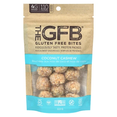 The GFB: Gluten Free Bites – Coconut Cashew, Pouch. 113g