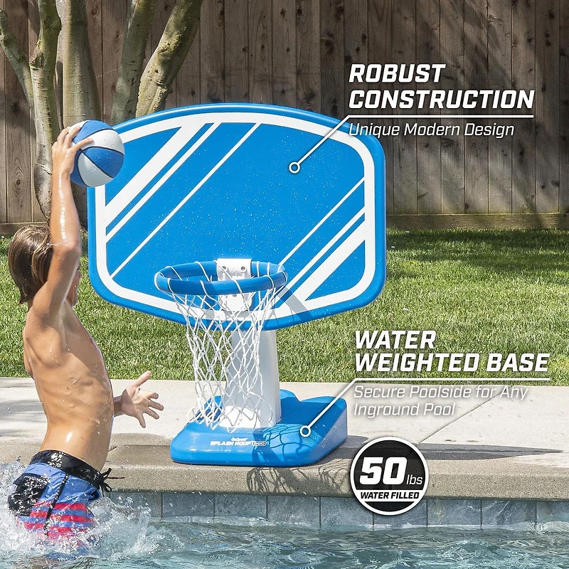 GoSports - Splash Hoop PRO Pool Basketball - Blue