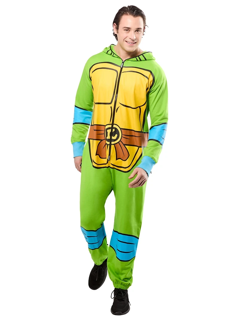 Teenage Mutant Ninja Turtles Classic Leonardo Zipsters Masked-Up Costume for Adults by Rubies, Men's