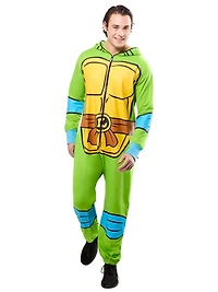 Teenage Mutant Ninja Turtles Classic Leonardo Zipsters Masked-Up Costume for Adults by Rubies, Men's