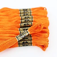 DMC Cotton 6 Strand Floss 8m – Orange Embroidery Thread, 6 Strand