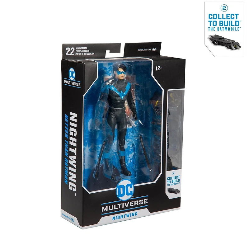 McFarlane Toys - DC Multiverse - Nightwing: Better than Batman with Build-A Batmobile Parts