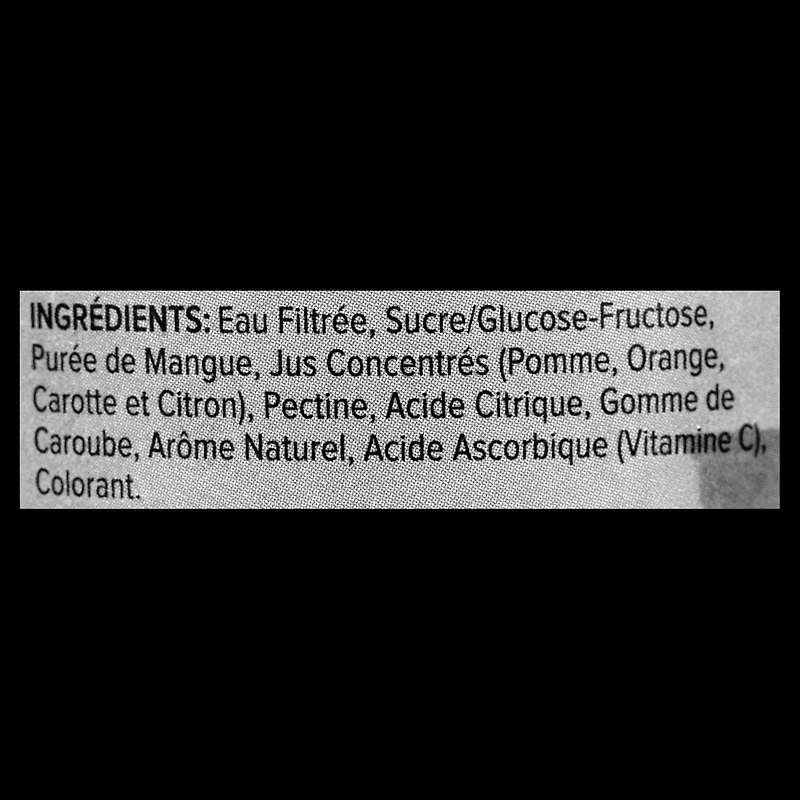 Boisson Mangue Carotte Grace, 473ml Bouteille Boisson Mangue Carotte Grace, 473ml Bouteille