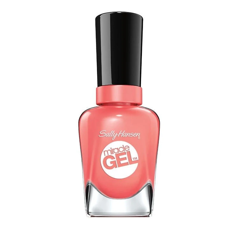 Sally Hansen Miracle Gel Nail Colour, 2 Step Gel System, No UV Light Needed, Up to 8 Day Wear