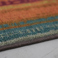 Mohawk Printed Indoor/Outdoor Avenue Stripe Nylon Area Rug 5'x8'
